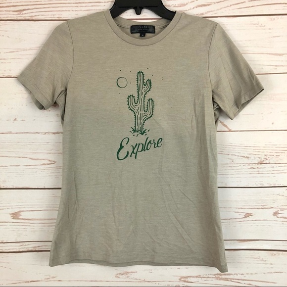 Neoclassics Boho Cactus Desert Explore Crewneck Tee - Picture 1 of 7